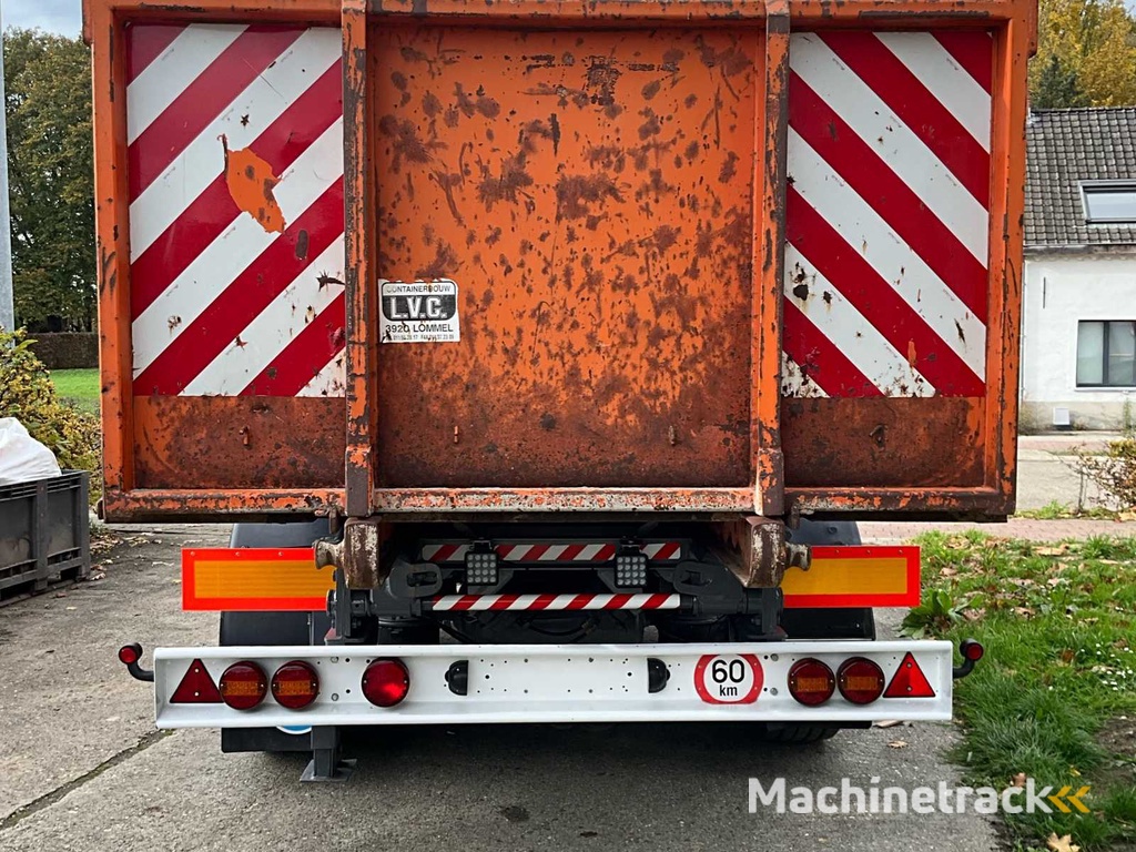 1994 Trouillet tipper trailer with container - overhauled ET2180