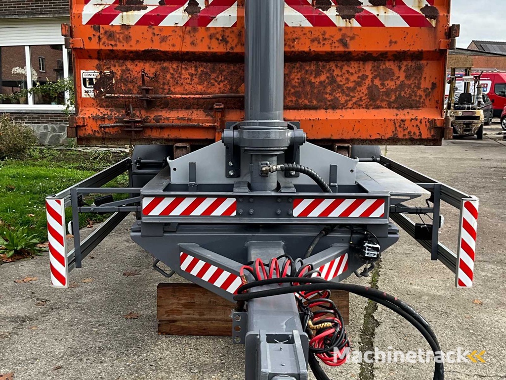 1994 Trouillet tipper trailer with container - overhauled ET2180