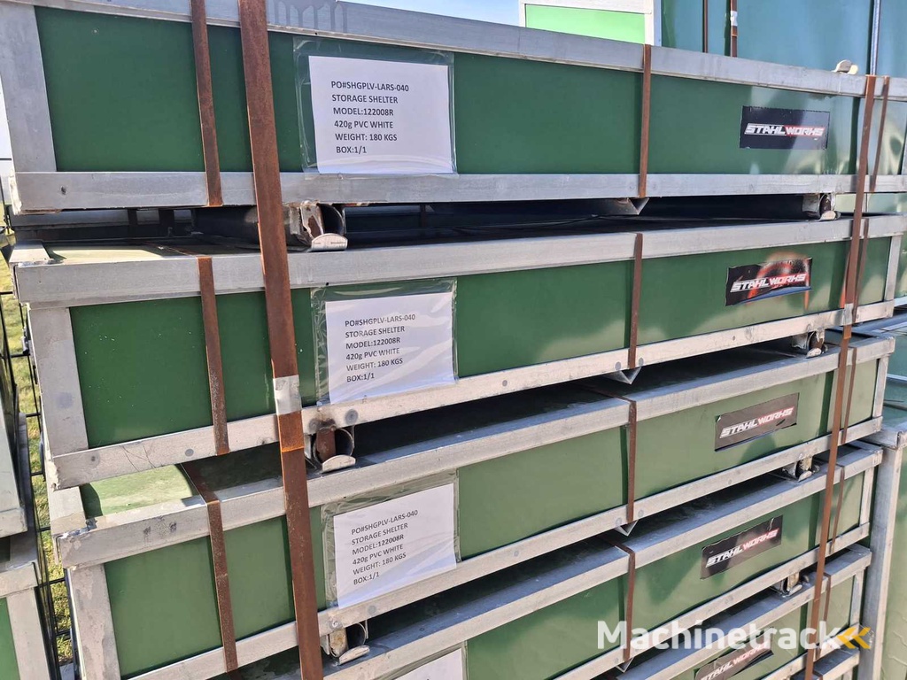 2024 Stahlworks 6,1x3,66x2,44 meter Opslagshelter / garagetent