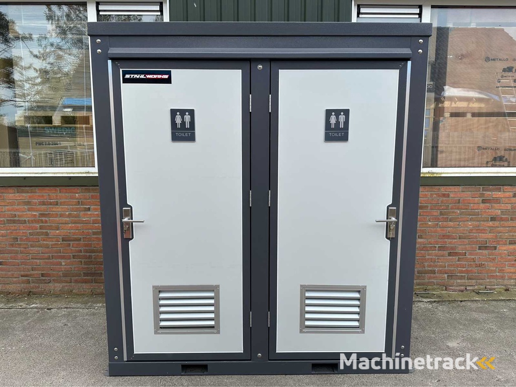 2025 Stahlworks Double Sanitairunit / Toiletunit