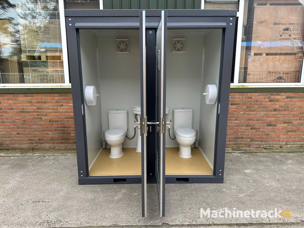 2025 Stahlworks Double Sanitairunit / Toiletunit