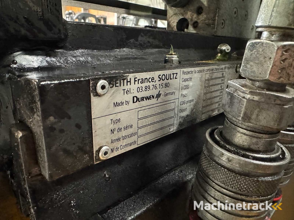 2017 Durwen 160cm breites Zinkenverstellgerät FEM2 1.000kg - 2.500kg