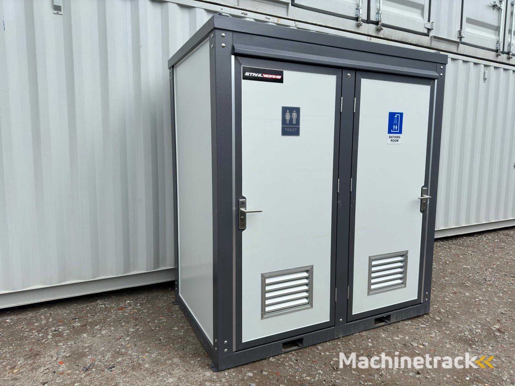2025 Stahlworks Double Sanitairunit / Toilet en Douche unit