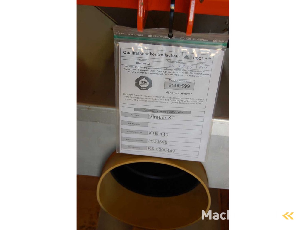 Ecotech - XTB-140 - Tellerstreuer - 2025