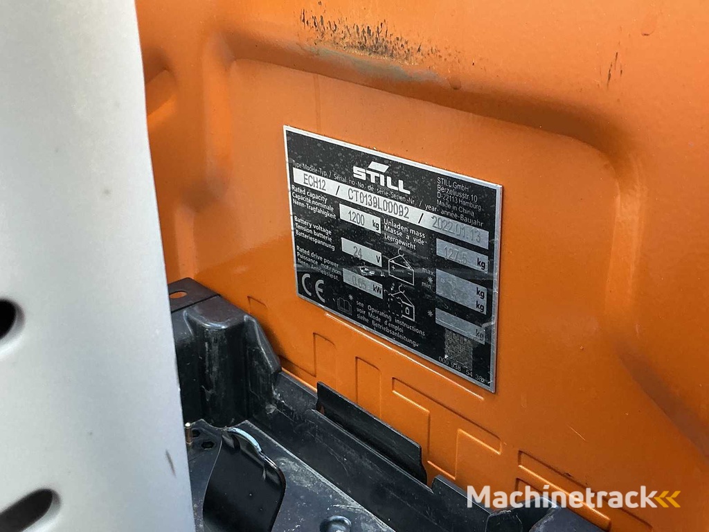 STILL - ECH12 - Elektrische pallettrucks - 2022