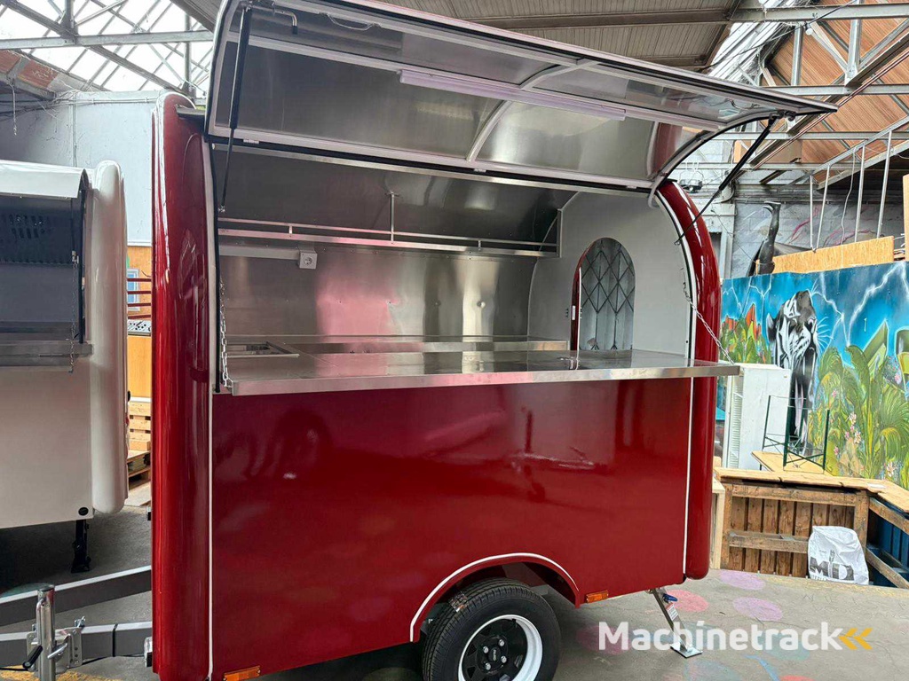 2025 Food trailer red 220cm - MTM 750kg