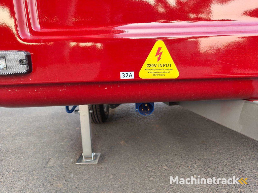 2025 Food trailer red 220cm - MTM 750kg