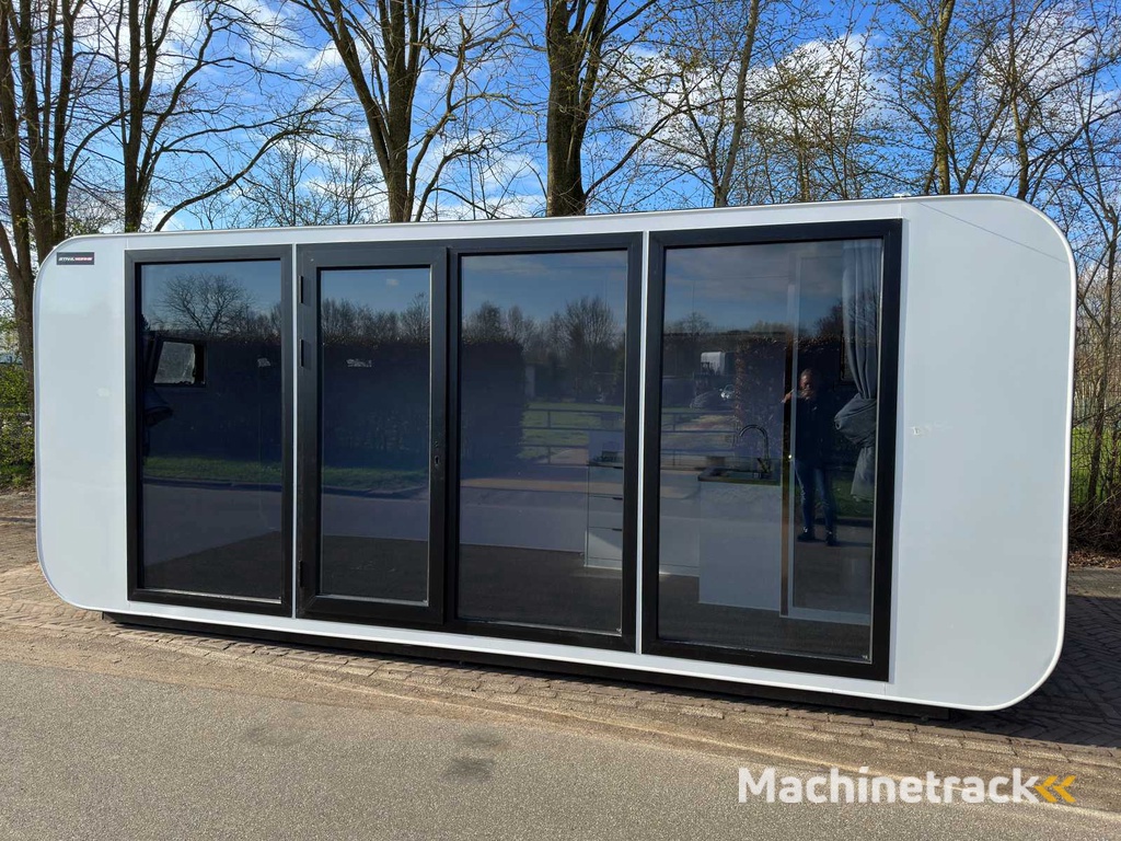 2025 Stahlworks Eco 6000 B Wit Tiny house / Atelier / Kantoor