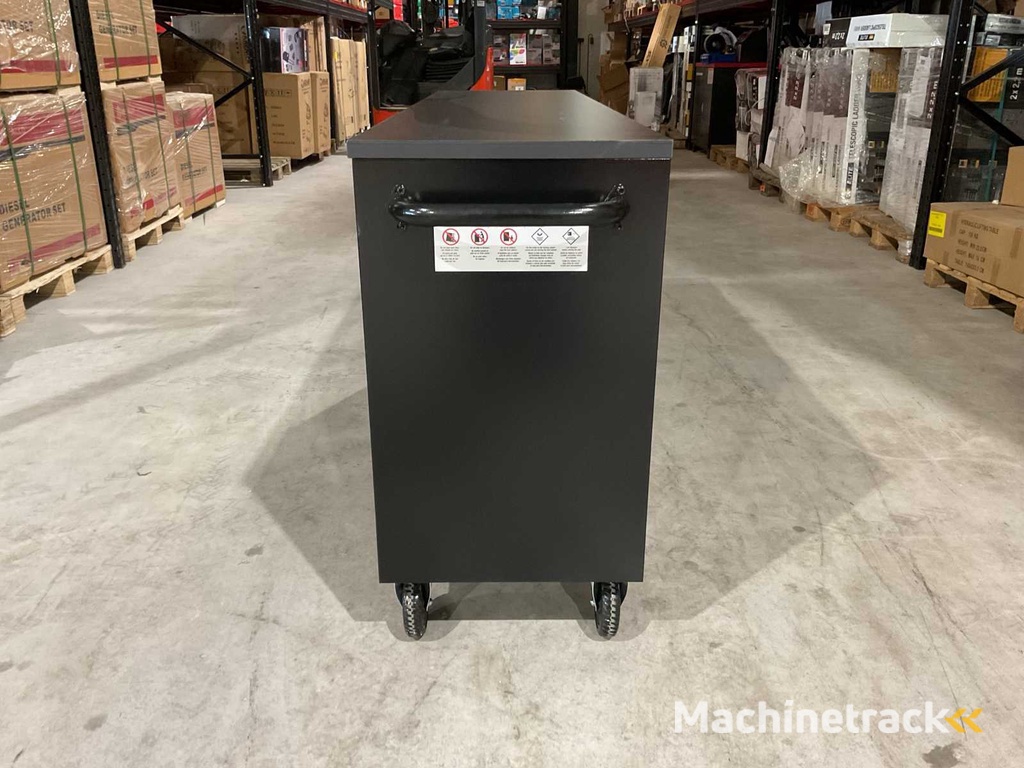 2025 Stahlworks Deluxe Black 72 inch 15 laden Werkbank