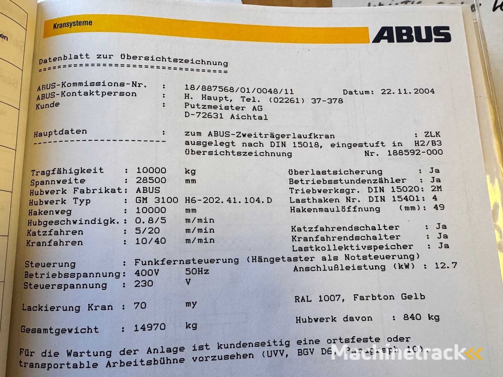 ABUS - Dubbelligger rolbrug