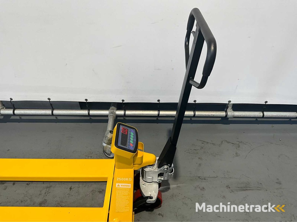 RTE - TPO 2550 5852 - Handhydraulischer Niederhubwagen mit Wiegefunktion, 2500 kg Tragfähigkeit