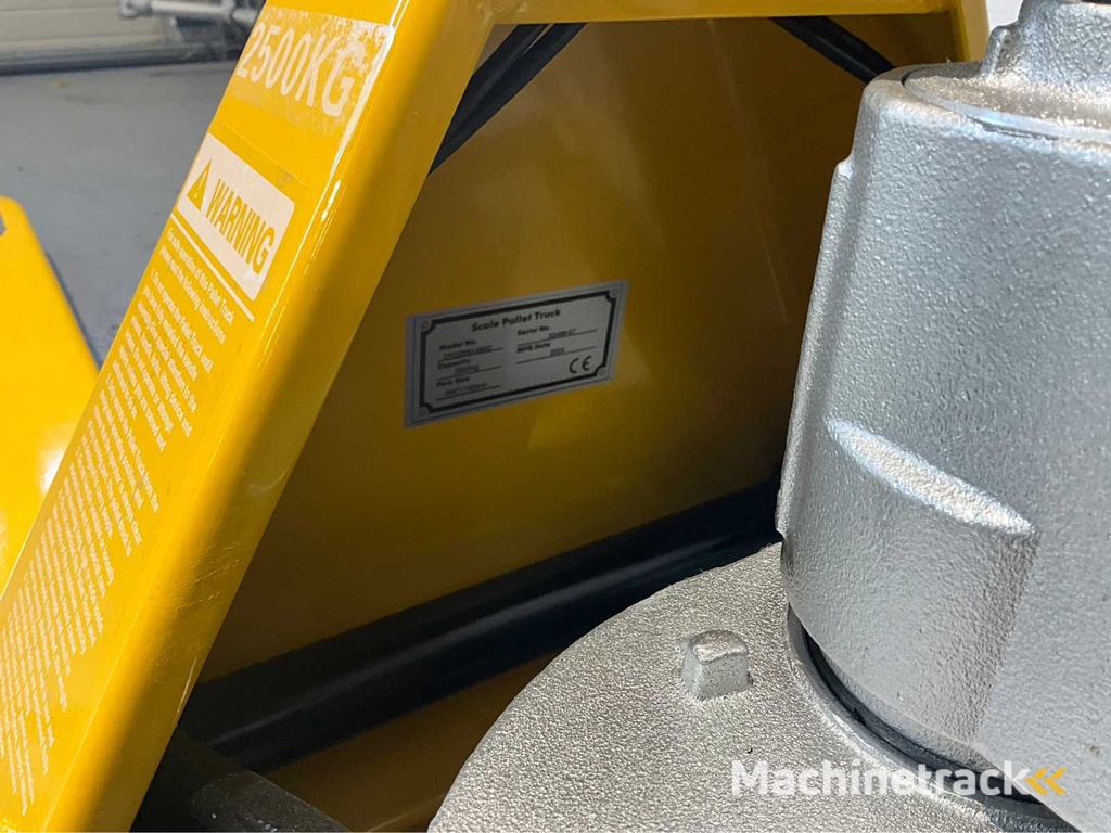 RTE - TPO 2550 5852 - Handhydraulischer Niederhubwagen mit Wiegefunktion, 2500 kg Tragfähigkeit