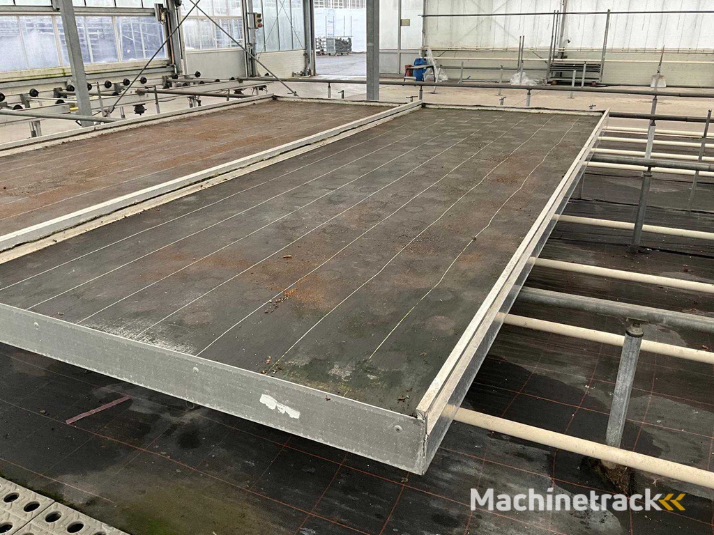 Aluminium kweektafel (4,50x1,63 mtr) (50x)