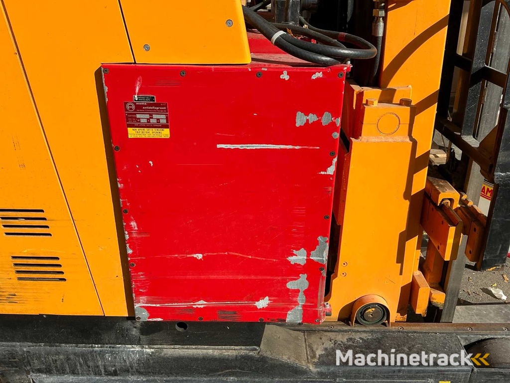 Jungheinrich reach truck including charger