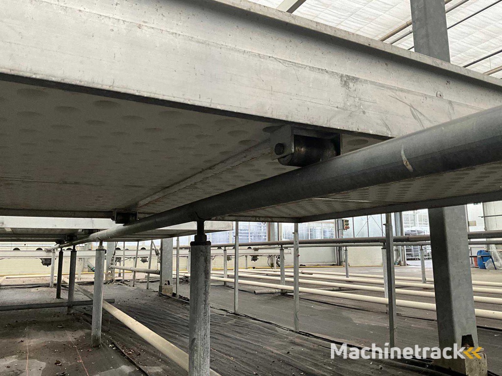 Aluminium kweektafel (4,50x1,63 mtr) (50x)