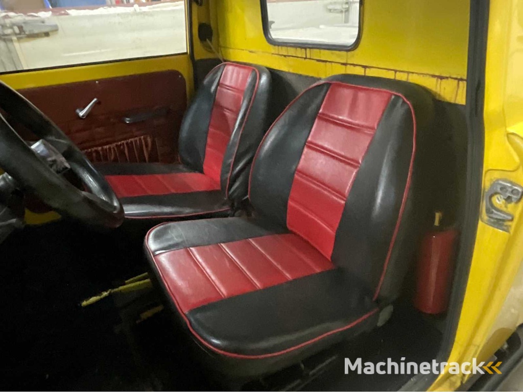 Trabant 601 Werbewagen aus dem Baujahr 1973 mit Wasserhahn und Kühlanlage