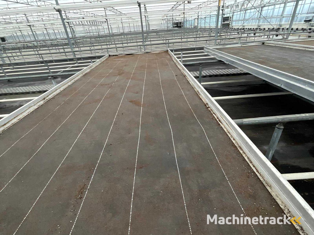 Anbautisch aus Aluminium (4.50x1.63 mtr) (50x)