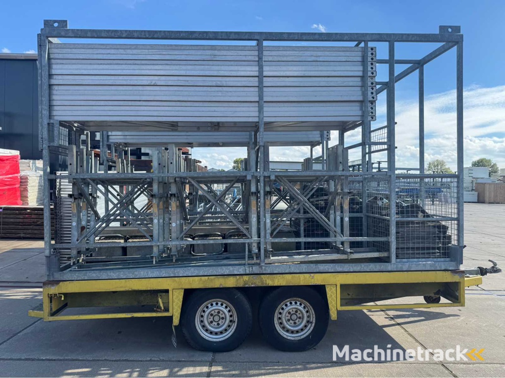 Dakrand beveiliging en aanhanger (198 mtr)