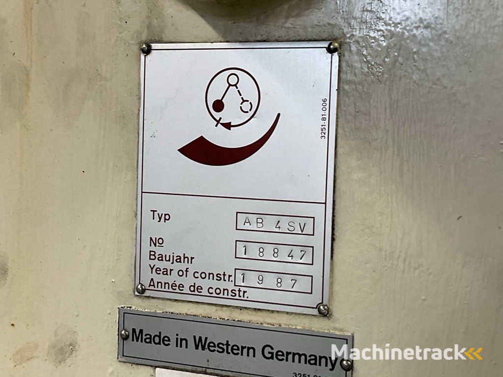 1987 Alzmetall AB4SV Kolomboormachine