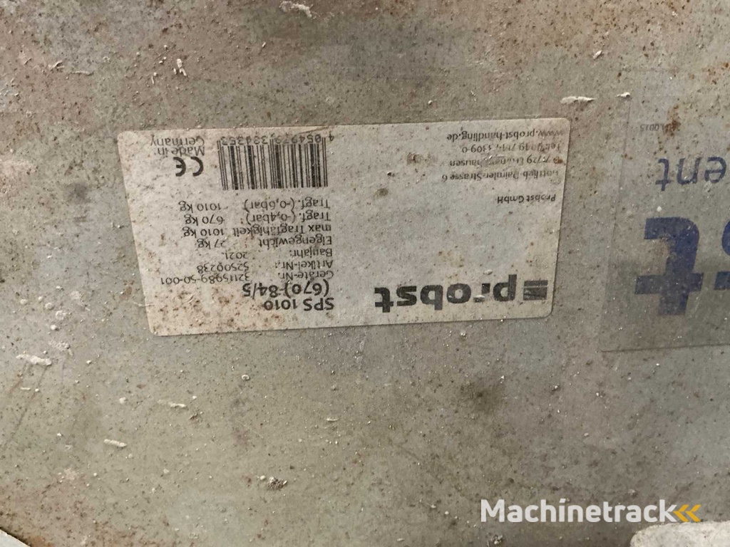 2016 Probst VM SHH UNI B2500 VE vacuümheffer