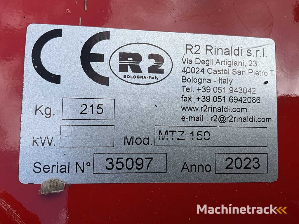 2023 R2-Rinaldi MTZ150 Kreiselegge