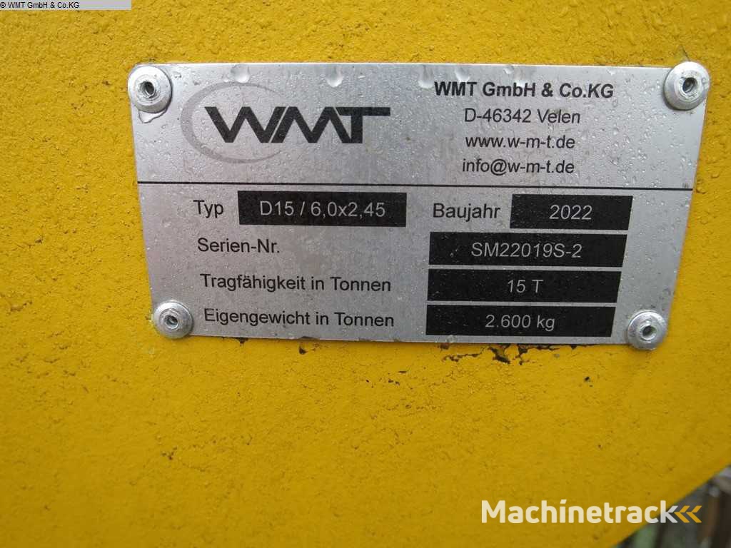 WMT D15 / 6,0 X 2,45 Schwerlastanhänger