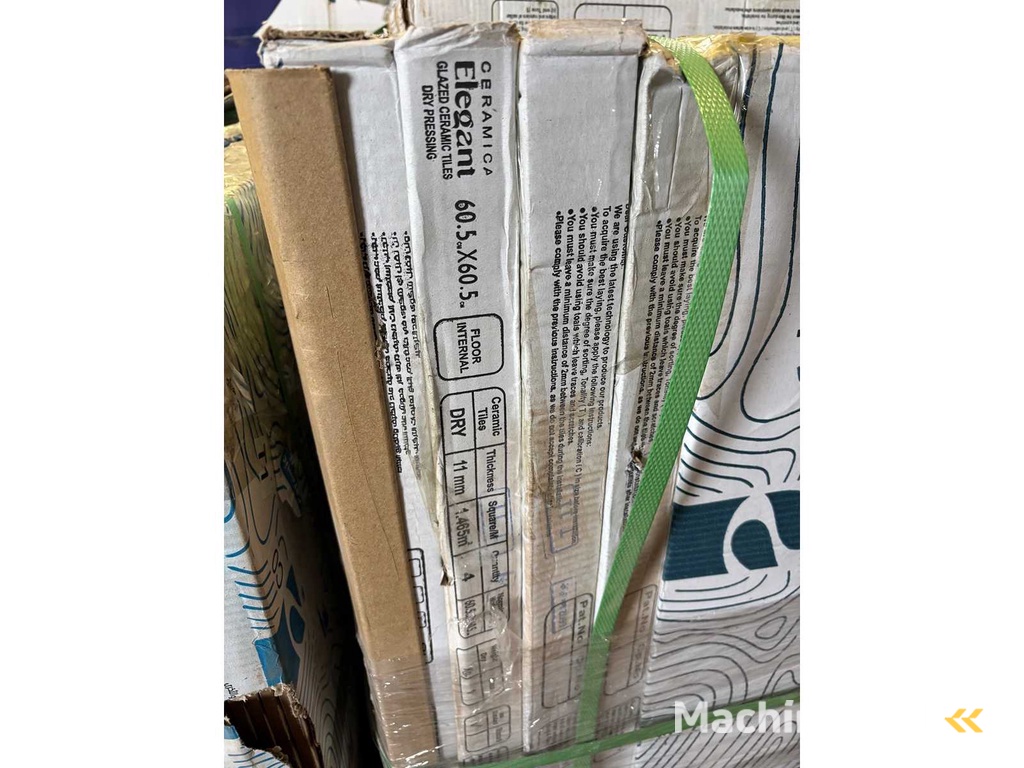 45m2 Keramikfliesen 11mm - CERAMICA ELEGANT - Modell GRAU - 60,5x60,5cm