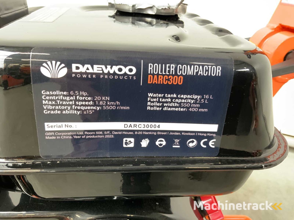 Daewoo - 2025 - DARC300 - Vibrationswalze 6,5 PS