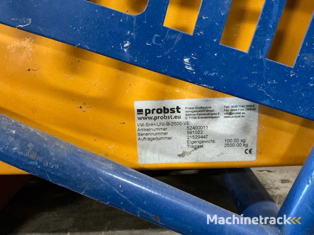 2015 Probst VM SHH UNI B2500 VE vacuümheffer