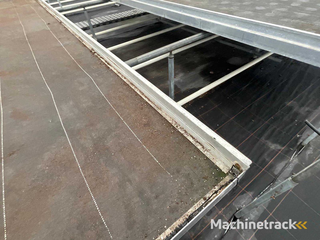 Anbautisch aus Aluminium (4.50x1.63 mtr) (50x)