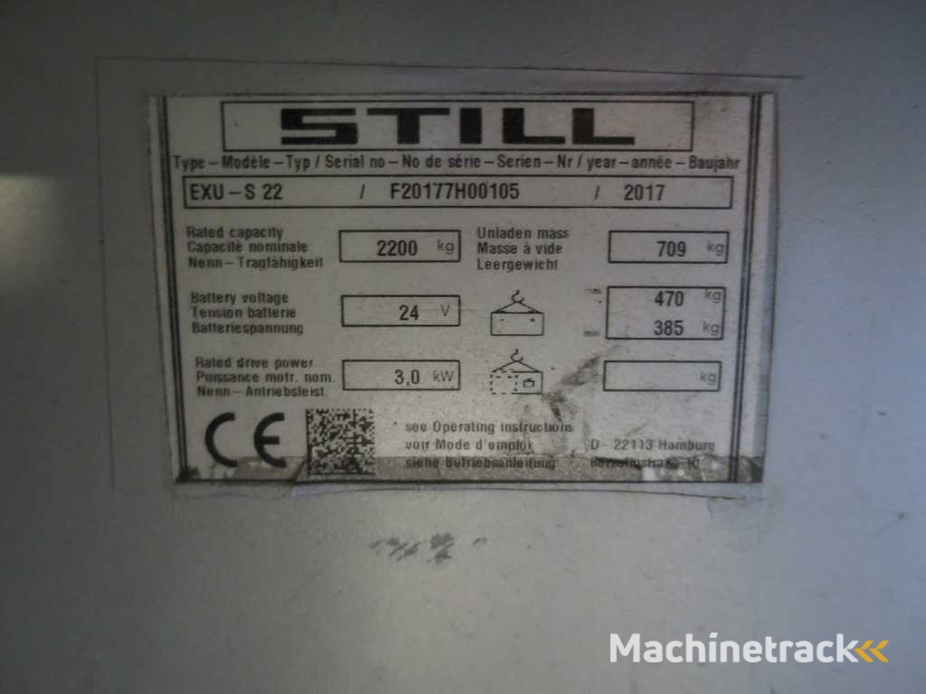STILL EXU-S22 Pallettruck - Elektrisch