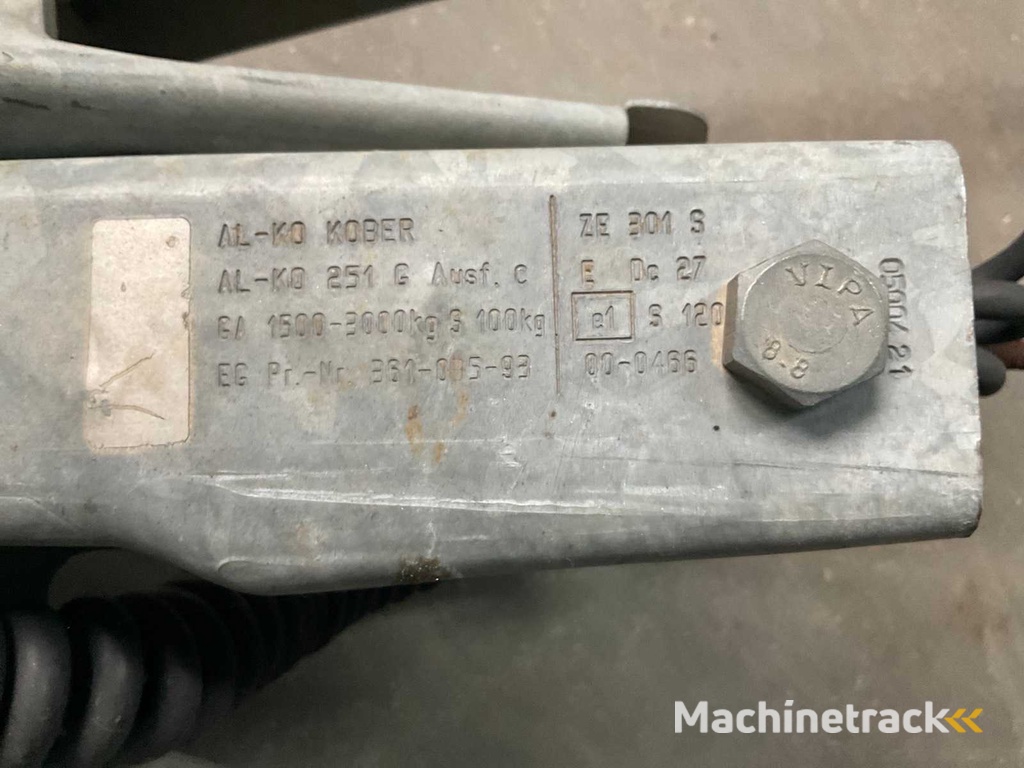 2001 Hapert V2700 Schamelaanhangwagen Aanhangwagen