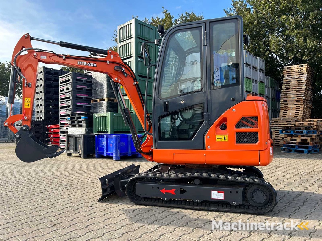 RTE - 2025 - CX20A - Minigraafmachine Kubota Euro 5 met cabine