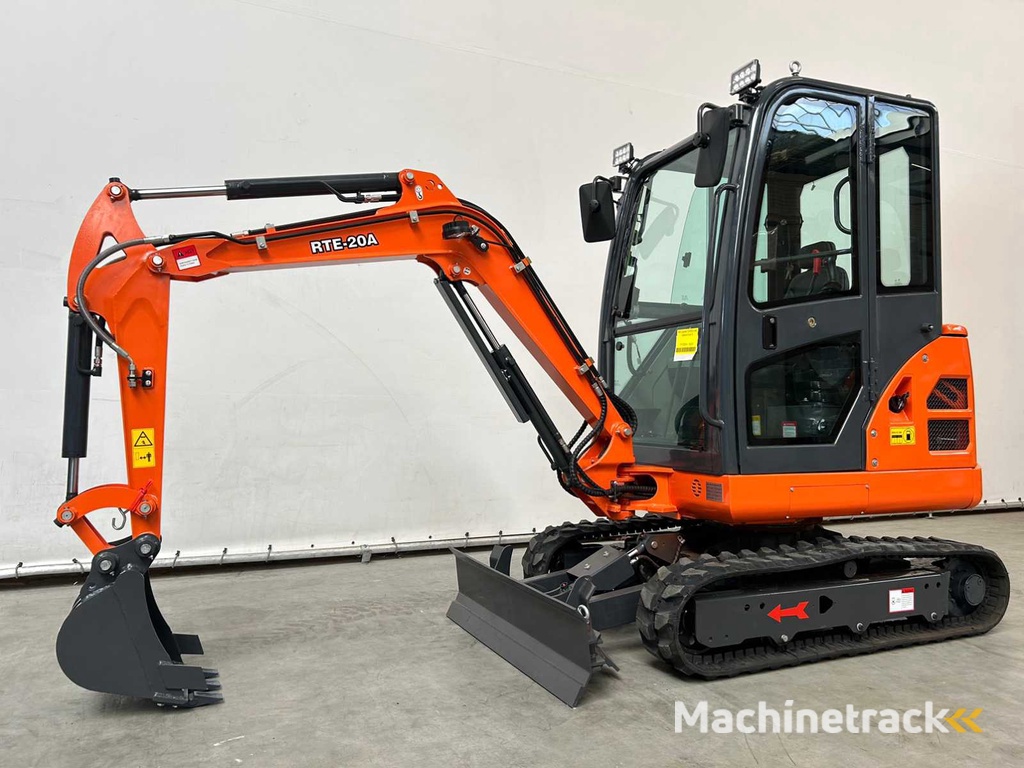 RTE - 2025 - CX20A - Minigraafmachine Kubota Euro 5 met cabine
