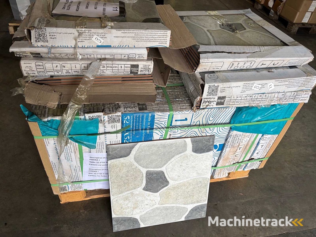 37,5m2 10mm ceramic tiles - CERAMICA ELEGANT - 52,5x52,5cm