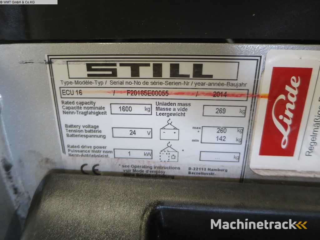 NOG STEEDS 16 (2) ECU PALLETTRUCK - ELEKTRISCH