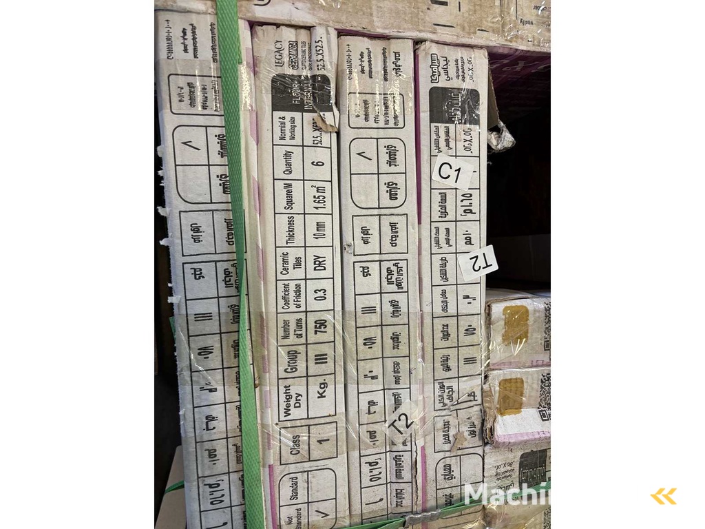 40m2 10mm Keramikfliesen - CERAMICA LEGACY - ORANGE FLOOR Modell - 52,5x52,5cm