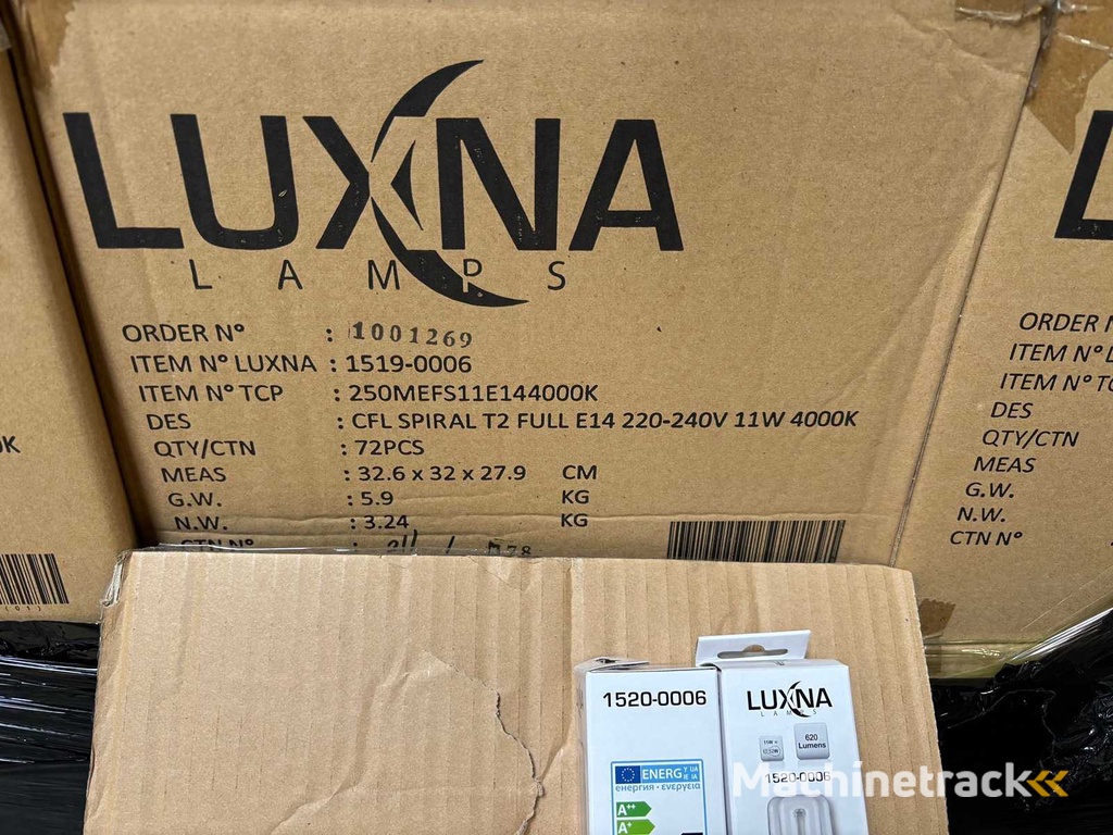 LUXNA (x3096) - Schroeflamp CFL SPIRAL T2 FULL - E14 - 11W - 620 Lumen