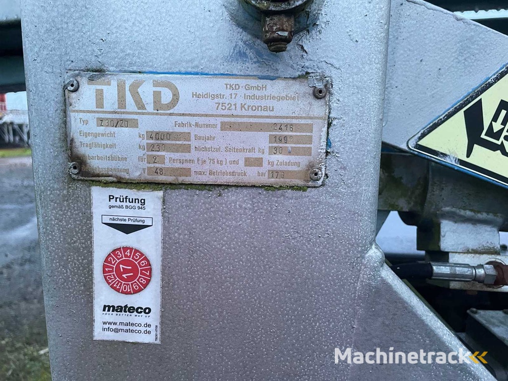 TKD - Z30/20 - Hubarbeitsbühne