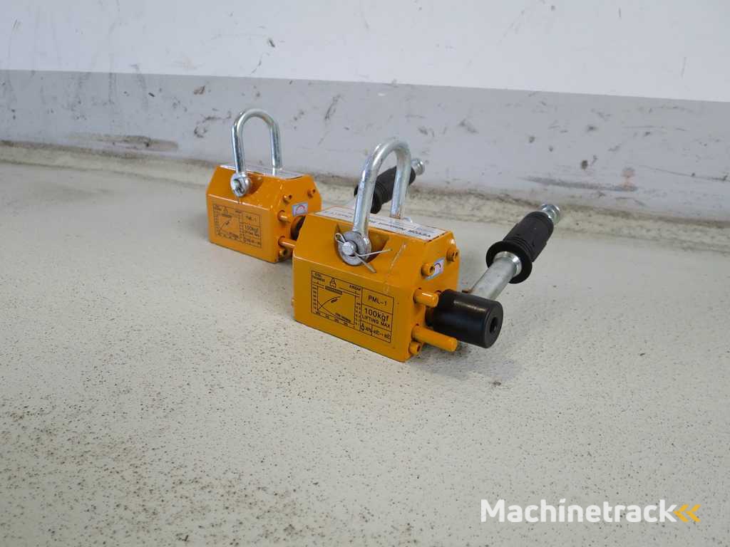 MAGNET 100 Hefmagneet 2 stuks.
