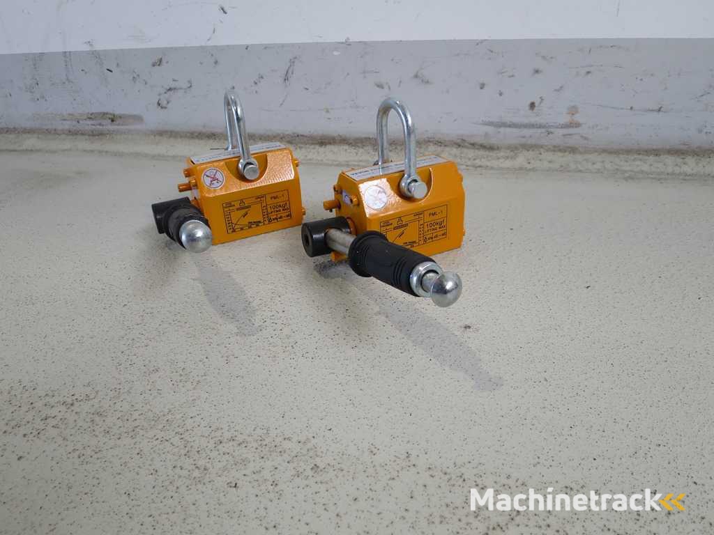 MAGNET 100 Hefmagneet 2 stuks.