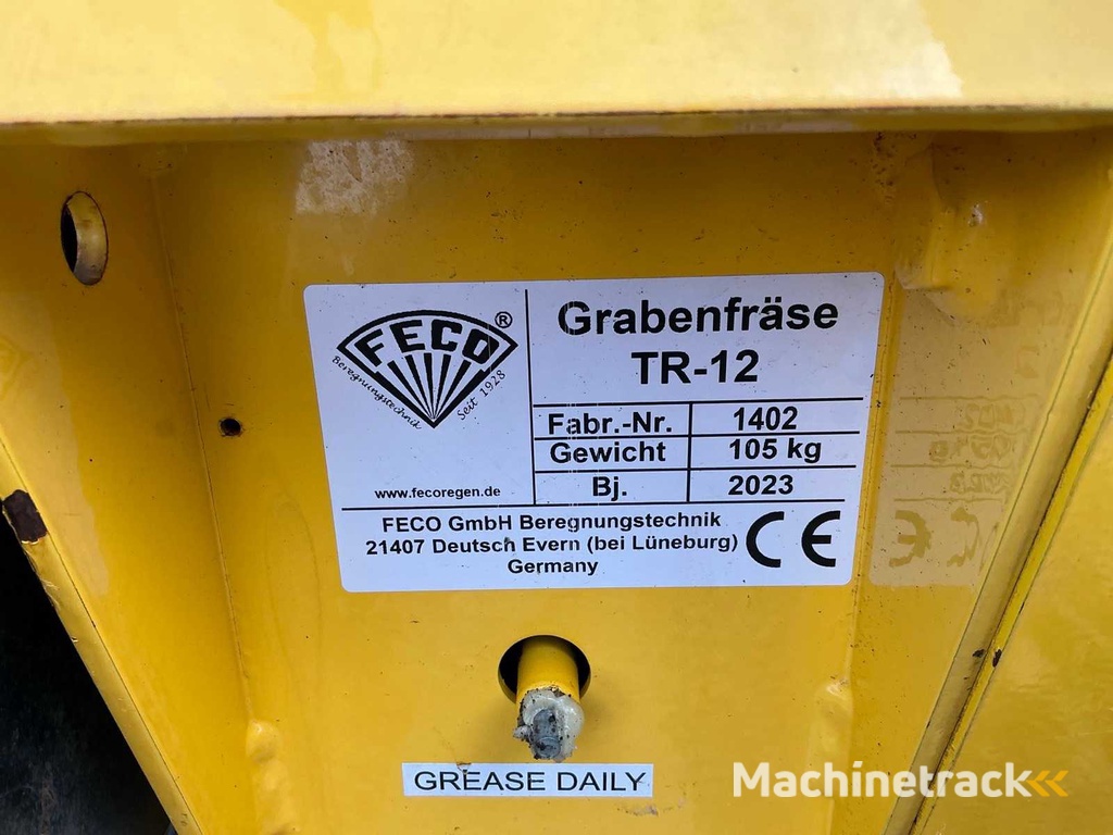 2021 Feco TR 12 Sleuvengraver