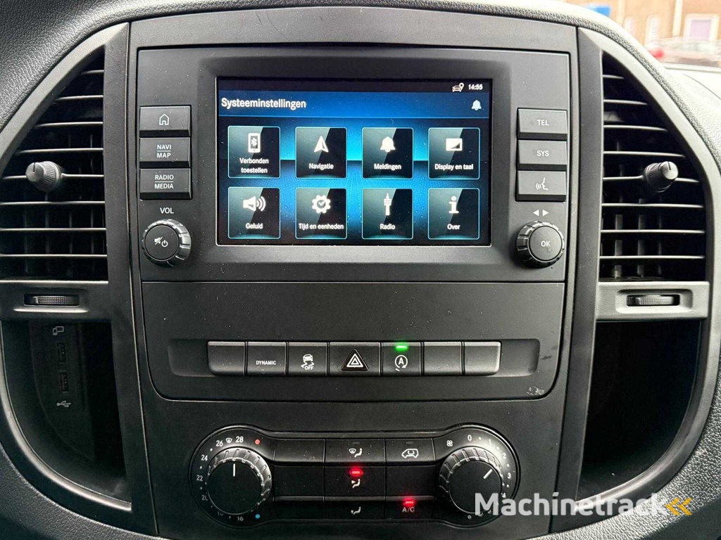Uitgevoerde Mercedes Vito 116 Cdi lengte 3 hoogte 2 camera airco navigatie carplay 9 tronic automaat