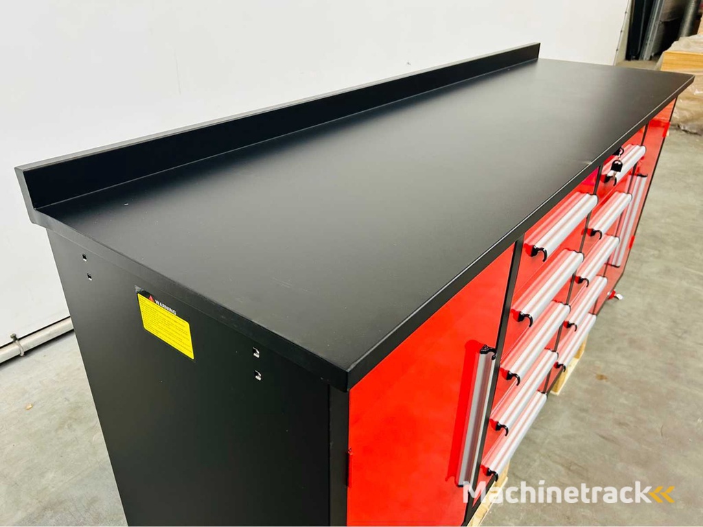 RTE - 7414 - Werkbank für Garage 223x65x110cm