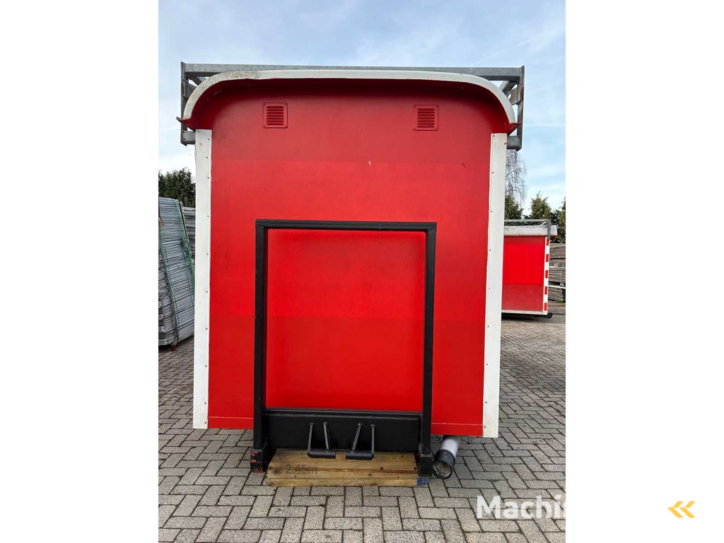 Brouwer sanitair unit op slede