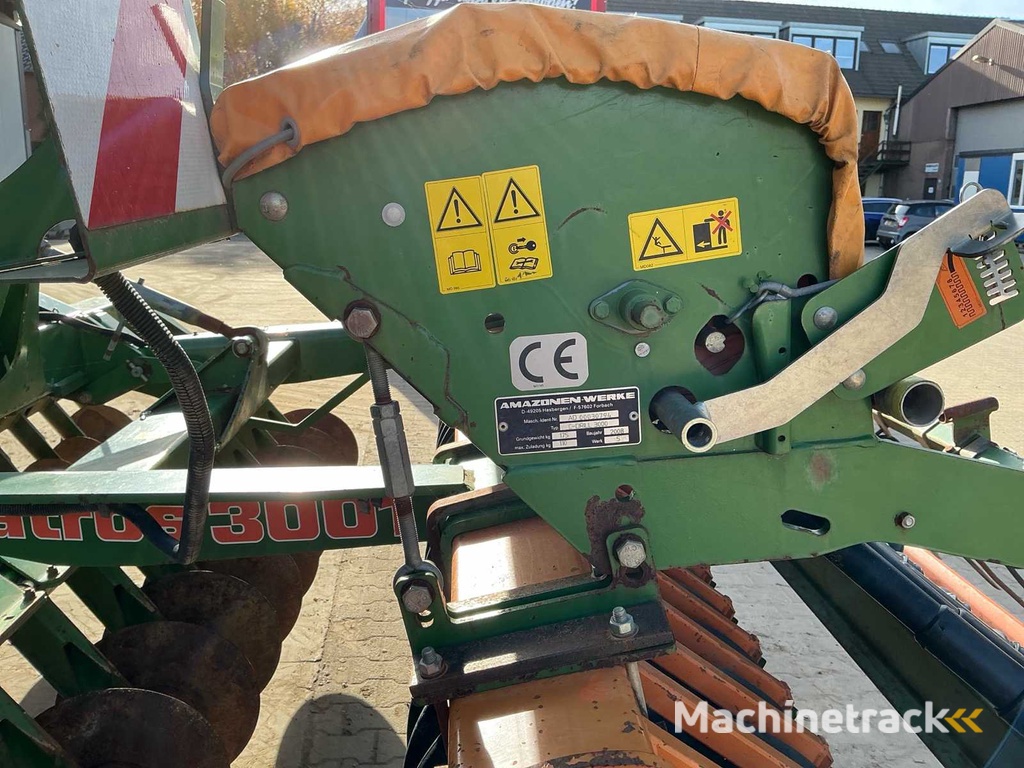 Amazone Catros 3001 + C-Drill 3000 Disc Harrow 2008