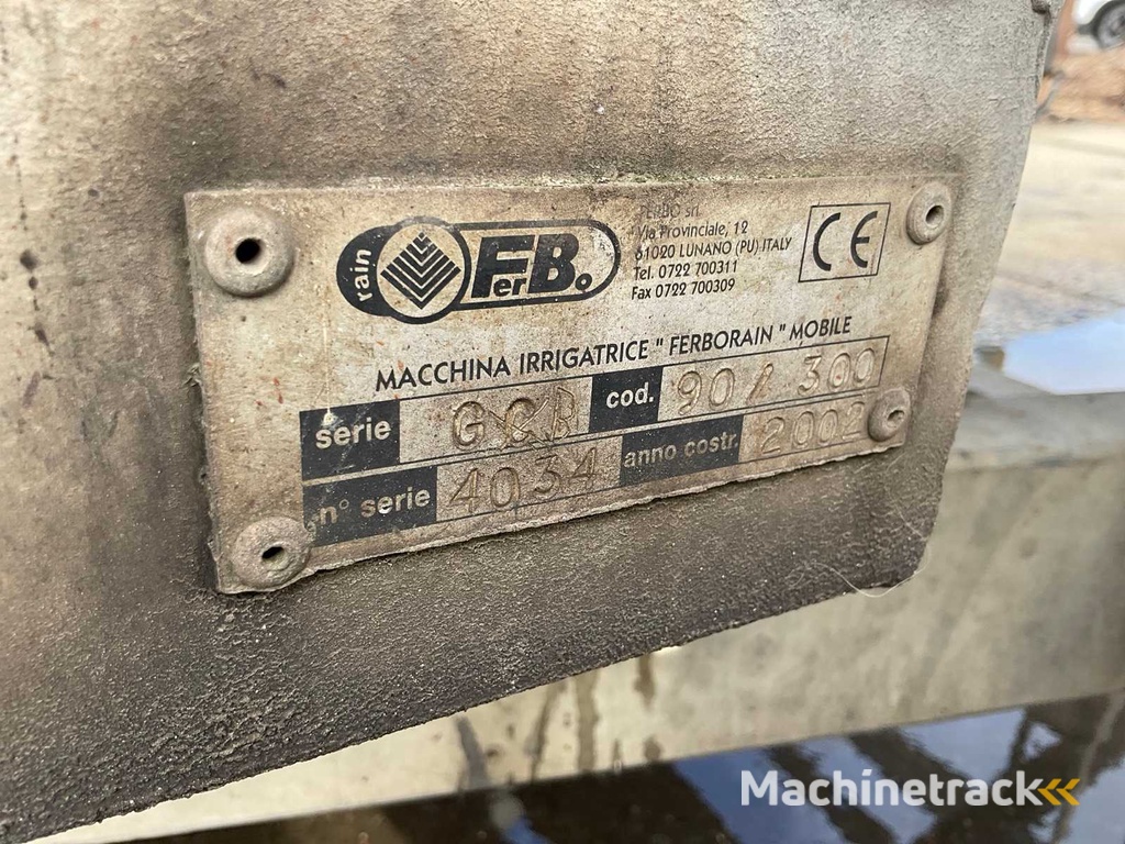 2002 Ferbo GCB 90/300 Irrigation Reel