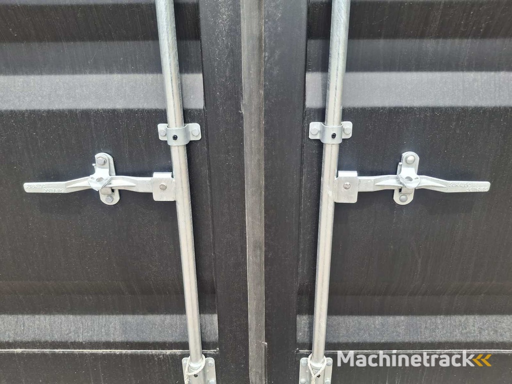 2025 LYPU 40 ft High Cube Zwart Zeecontainer met 4 zijdeuren