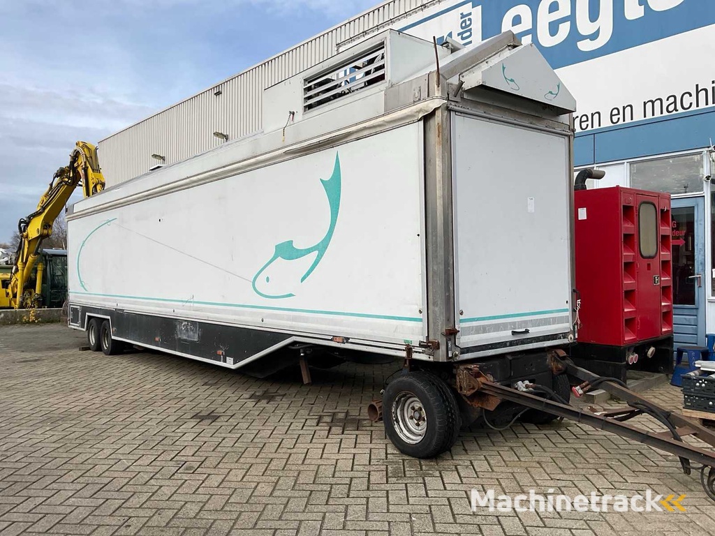 2002 Evers EKB 353 Visverkoop schamel aanhangwagen