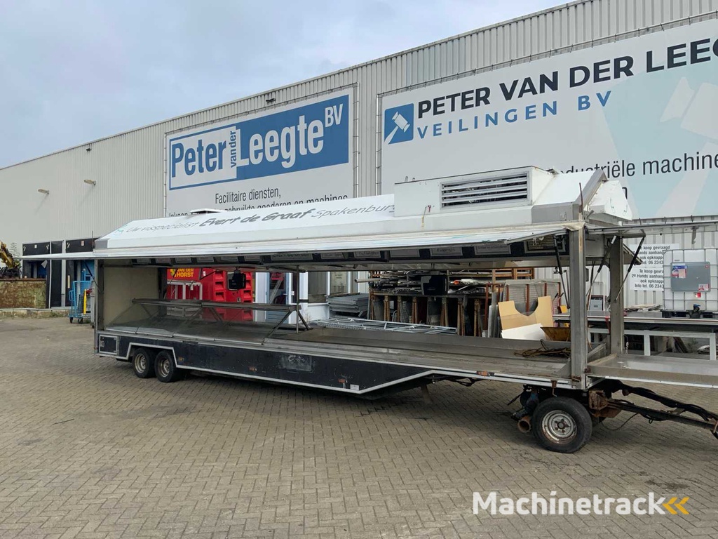 2002 Evers EKB 353 Visverkoop schamel aanhangwagen